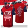 Denver Nuggets NBA Conference Champions Locker Room Baseline White Graphic T-Shirt 3D
