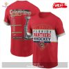 EC NHL Florida Panthers Champs Red T-Shirt 3D