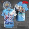 Premier League Manchester City Apparels 2023 Champions Hawaiian Shirt and Short