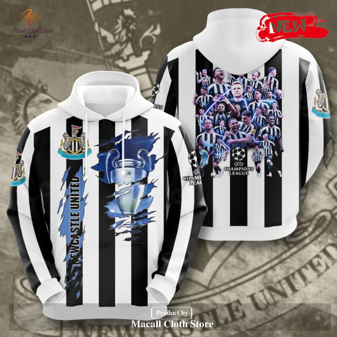 Newcastle United Apparels Sports Cup Teams Mix Color Hoodie Sweatshirt 3D Newcastle United Apparels Sports Cup Teams Mix Color Hoodie Sweatshirt 3D