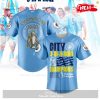 Premier League Champions Manchester City 3 In A Row 2023 V8 Jersey Shirt