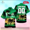 Boston Celtics NBA Palm Tree Beach Summer Style Hawaiian Shirt and Short