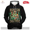 Boston Celtics Black Style V4 Signatures Jogger Hoodie Sweatshirt 3D
