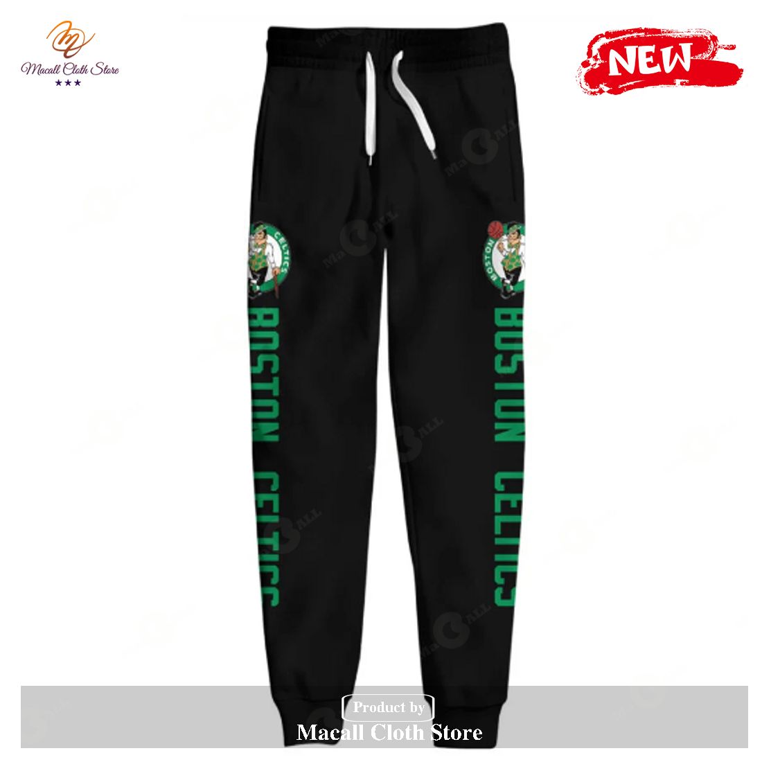 Just A Girl Who Loves Boston Celtics Fans Jogger Hoodie Sweatshirt 3D