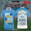 Premier League Champions Manchester City 3 In A Row 2023 V13 Polo Shirt