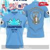 Premier League Champions Manchester City 3 In A Row 2023 V14 Polo Shirt