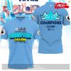 Premier League Champions Manchester City 3 In A Row 2023 V5 Polo Shirt