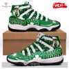 Boston Celtics Basketball Team Green Retro Air Jordan 11 Sneakers Shoes