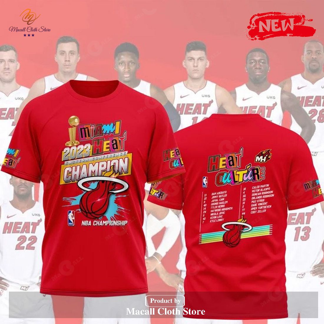 Premium Miami Heat For Sports Fan Red Color T-Shirt Premium Miami Heat For Sports Fan Red Color T-Shirt
