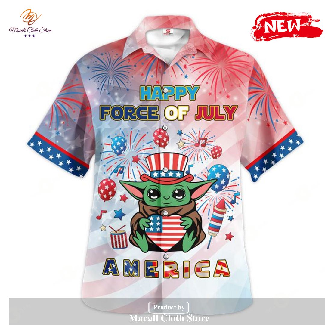 Star Wars America 4th Of July Independence Day Gift For Fans Hawaiian Shirt and Short Star Wars America 4th Of July Independence Day Gift For Fans Hawaiian Shirt and Short