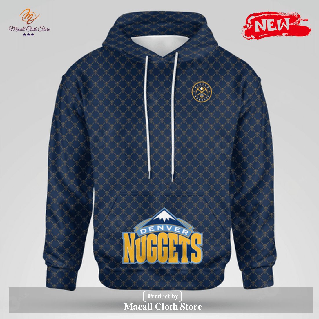 Denver Nuggets Luxury Premium NBA 2023 Hoodie Sweatshirt 3D