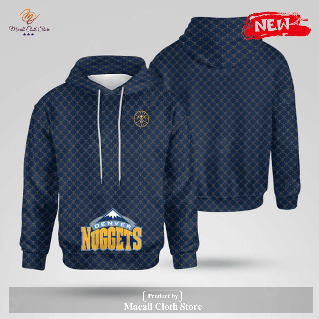 Denver Nuggets Luxury Premium NBA 2023 Hoodie Sweatshirt 3D Denver Nuggets Luxury Premium NBA 2023 Hoodie Sweatshirt 3D