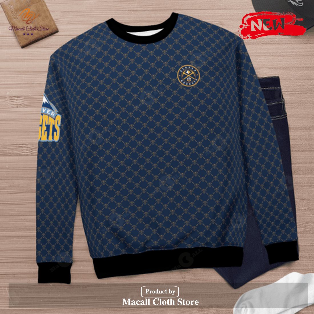 Denver Nuggets Luxury Premium NBA 2023 Hoodie Sweatshirt 3D Denver Nuggets Luxury Premium NBA 2023 Hoodie Sweatshirt 3D