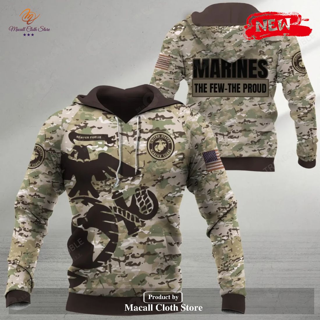 US Marine The Few The Proud Premium Army Design Hoodie Sweatshirt 3D US Marine The Few The Proud Premium Army Design Hoodie Sweatshirt 3D