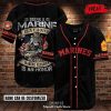 Personalized Name US Marine Black Baseball Jersey Shirt