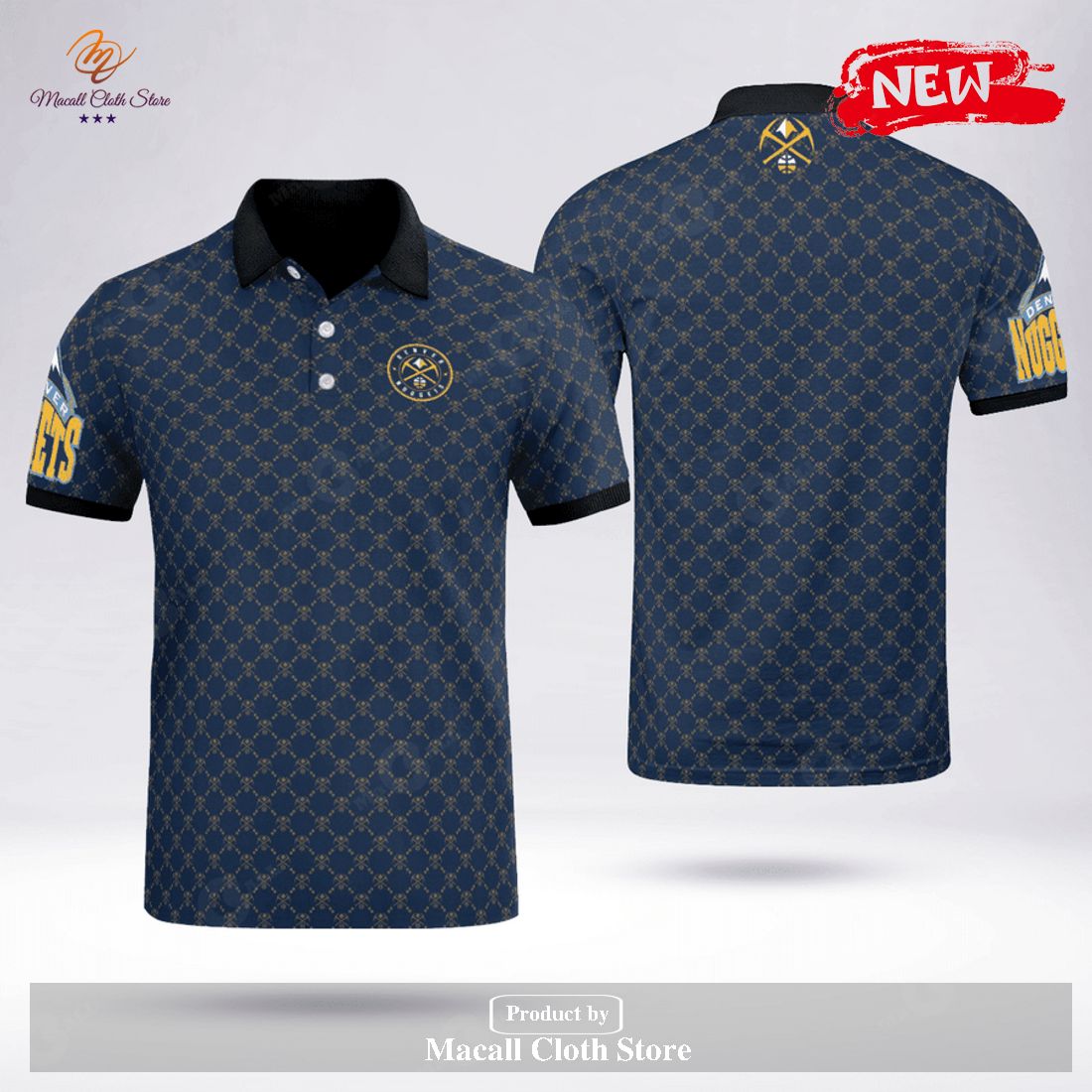 Denver Nuggets Luxury Premium NBA 2023 Polo Shirt Denver Nuggets Luxury Premium NBA 2023 Polo Shirt