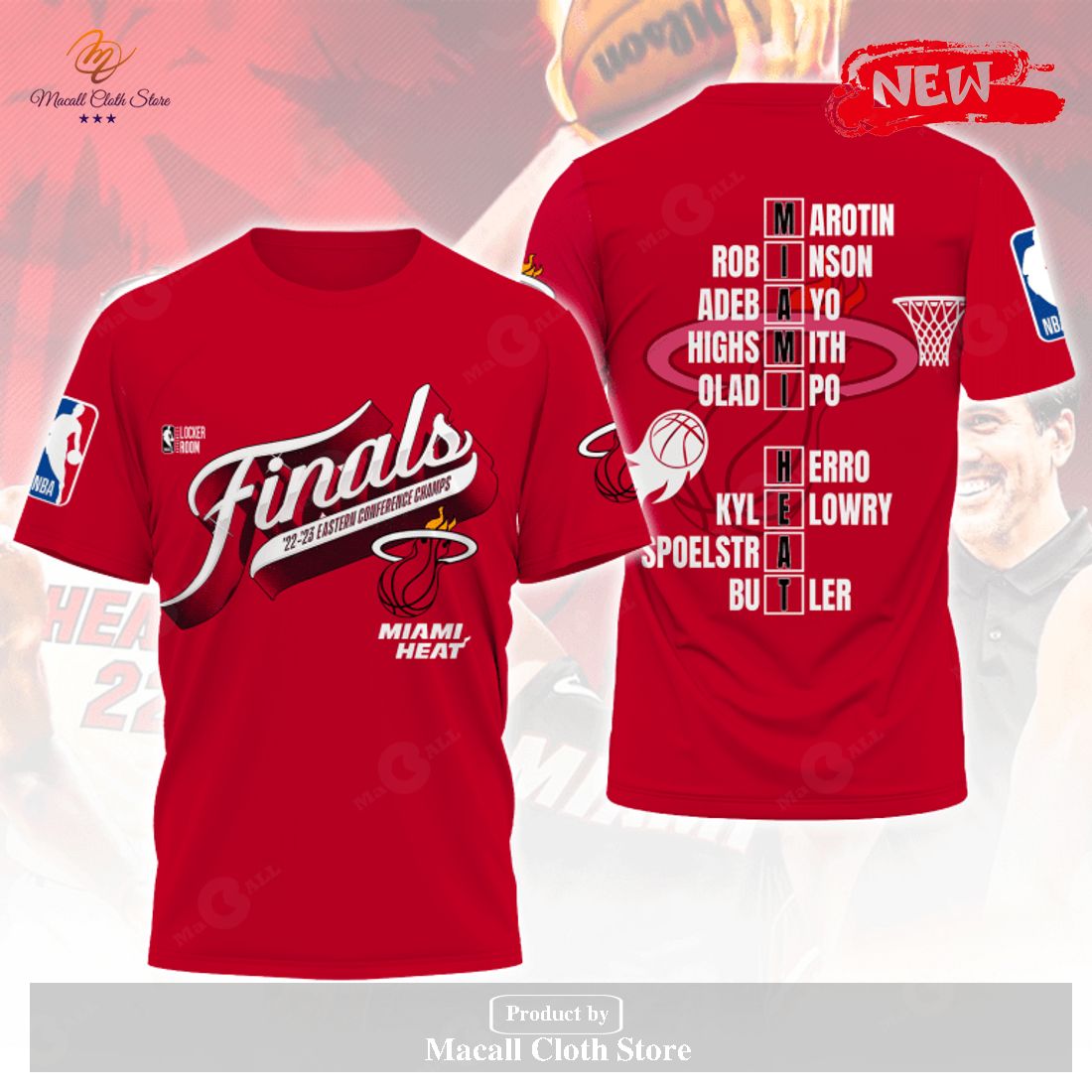 Miami Heat NBA Finals Eastern Conference Champs 2023 Red T Shirt Miami Heat NBA Finals Eastern Conference Champs 2023 Red T Shirt