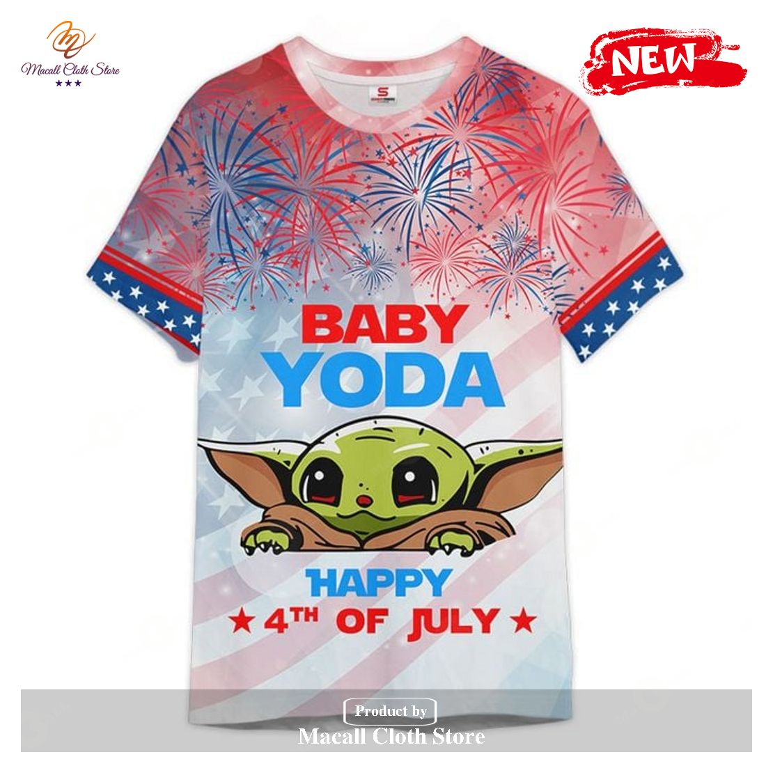 Baby Yoda Star Wars America 4th Of July Independence Day Gift For Fans T Shirt Baby Yoda Star Wars America 4th Of July Independence Day Gift For Fans T Shirt