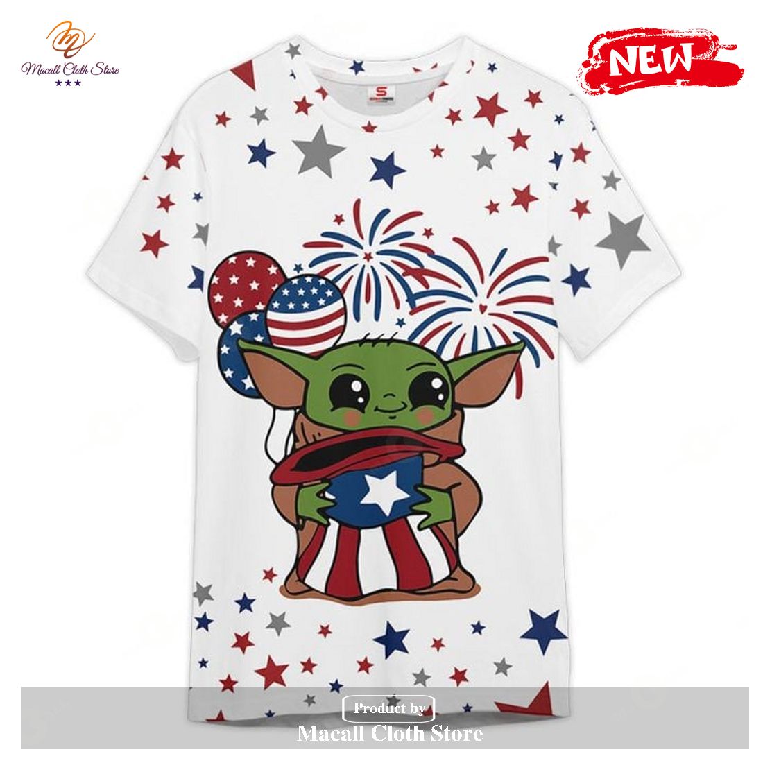 Baby Yoda Star Wars America 4th Of July Independence Day Gift For Fans V1 T Shirt Baby Yoda Star Wars America 4th Of July Independence Day Gift For Fans V1 T Shirt