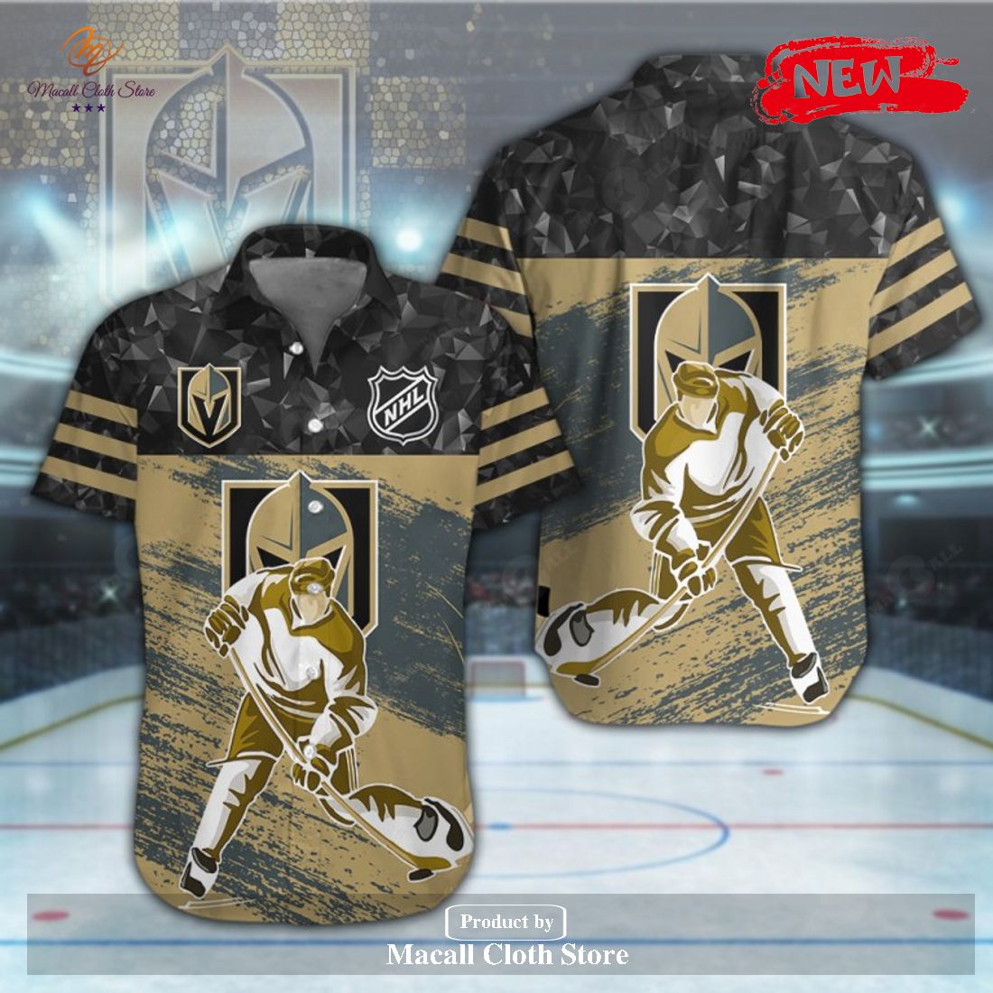 Vegas Golden Knights Gifts For Sports Lovers Hawaiian Shirt and Short Vegas Golden Knights Gifts For Sports Lovers Hawaiian Shirt and Short