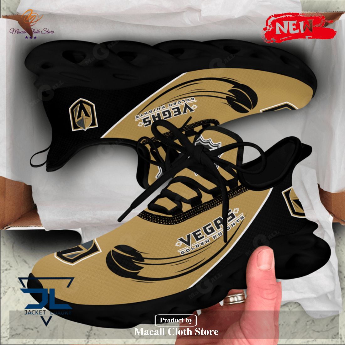 Vegas Golden Knights Gifts For Sports Lovers Yellow Max Soul Sneaker Shoes Vegas Golden Knights Gifts For Sports Lovers Yellow Max Soul Sneaker Shoes