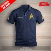 Personalized Name Star Trek Premium Mix Yellow Black Polo Shirt