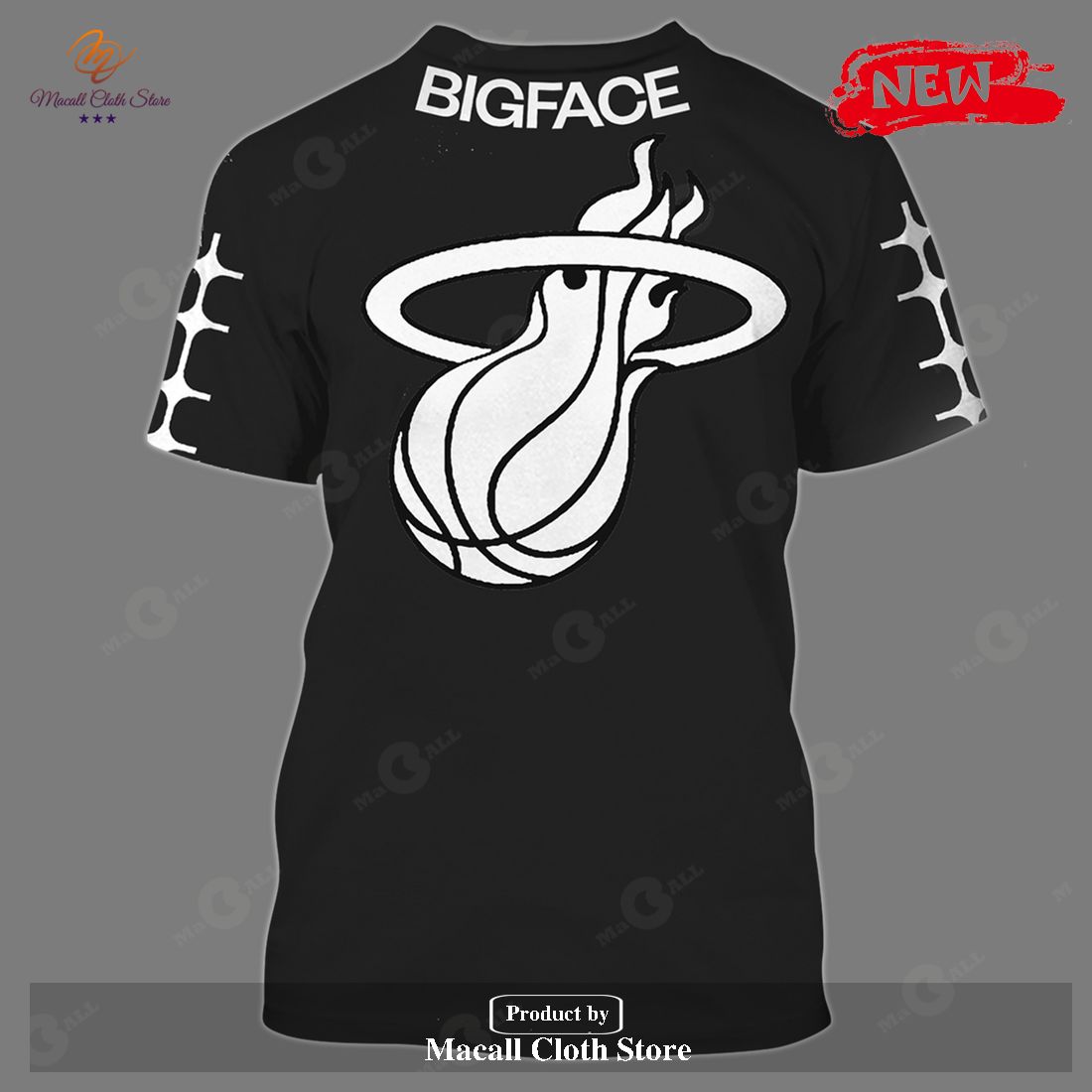 Big Face Coffee Jimmy Butler Black T-Shirt 3D - Macall Cloth Store