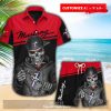 Personalized Name Ford Mustang Luxury Coconut Tree Beach Style Hawaiian Shirt and Short