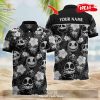 Personalized Name Caterpillar Luxury Black Polo Shirt
