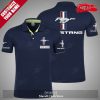 Personalized Name Luxury Ford Mustang Red Design Polo Shirt