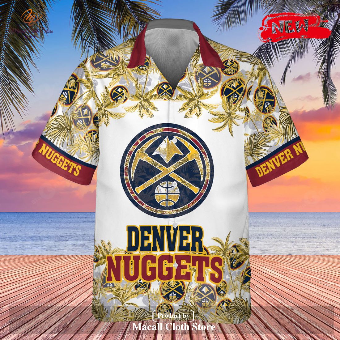 2023 NBA Champions Denver Nuggets Palm Tree Summer Hawaiian Shirt and Short