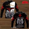 The Resurrection Power Of Christ Jesus Black Over Printed Hoodie Sweatshirt 3D