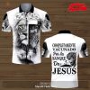 Christian Girl Jesus Over Printed Polo Shirt