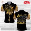 The Resurrection Power Of Christ Jesus Black Over Printed Polo Shirt