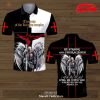 The Resurrection Power Of Christ Jesus Black Over Printed Polo Shirt