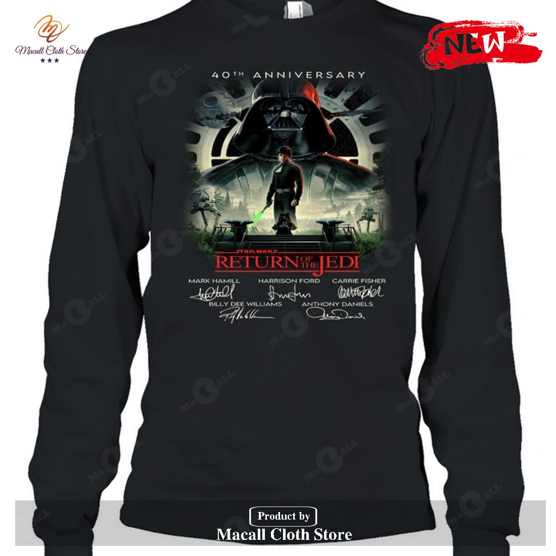 40th Anniversary Start Wars Return Of The Jedi Darth Vader Signatures-Unisex T-Shirt 40th Anniversary Start Wars Return Of The Jedi Darth Vader Signatures-Unisex T-Shirt