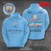 Manchester City 2023 Emirates FA Cup Champions White Sports Apparels Hoodie Sweatshirt 3D