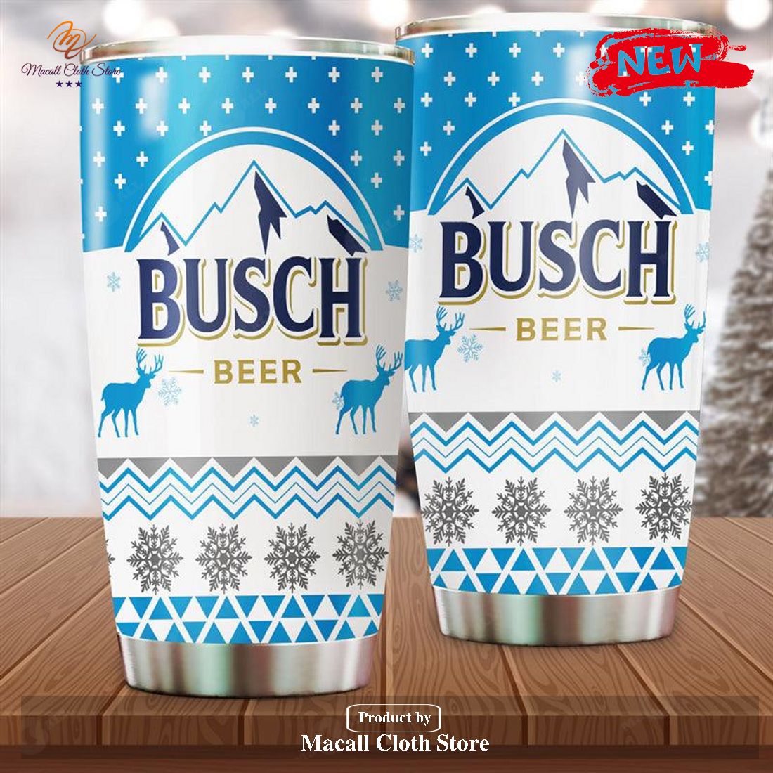Busch Beer Yeti 20 Oz Blue Premium Tumbler Busch Beer Yeti 20 Oz Blue Premium Tumbler
