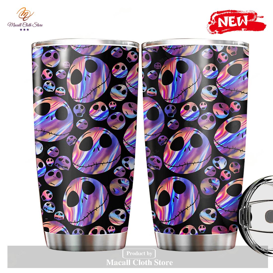 Jack Skellington Hologram Premium Tumbler Jack Skellington Hologram Premium Tumbler