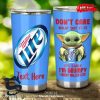 Personalized Name I Am Grumpy I Want Keystone Light Blue Tumbler