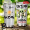 Personalized Name I Am Grumpy I Want Miller Lite Blue Tumbler