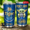 Personalized Name I Am Grumpy I Want Sapporo Grey Tumbler