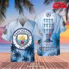 Manchester City For Ever Not Just When We Win Champions Signatures Hawaiian Shirt and Short