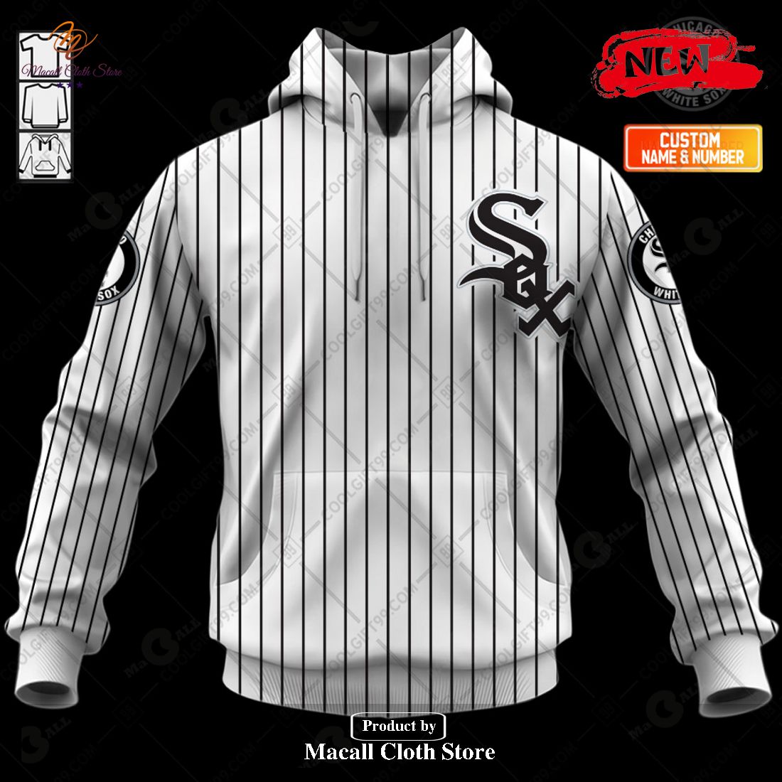 Chicago White Sox MLB Personalized Hunting Camouflage Hoodie T