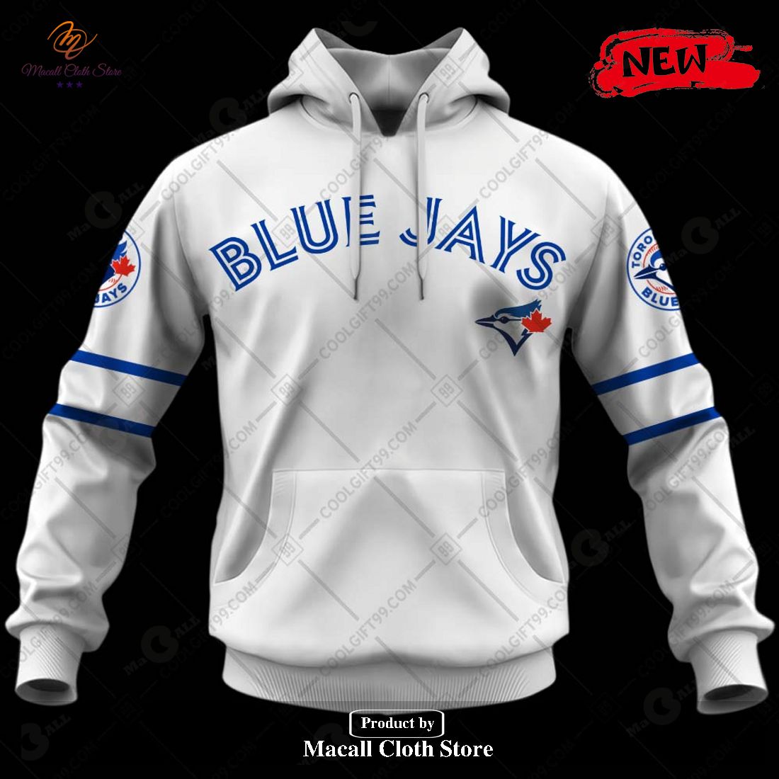 Toronto Blue Jays MLB Camo Veteran 3D Hoodie, MLB Clothing For