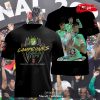 Tigres UANL Campeon Liga Yellow Football Sports T-Shirt 3D