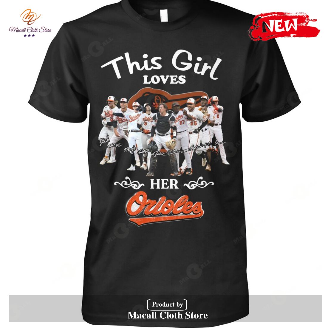 This Girl Loves Her Orioles Unisex Classic T-Shirt This Girl Loves Her Orioles Unisex Classic T-Shirt