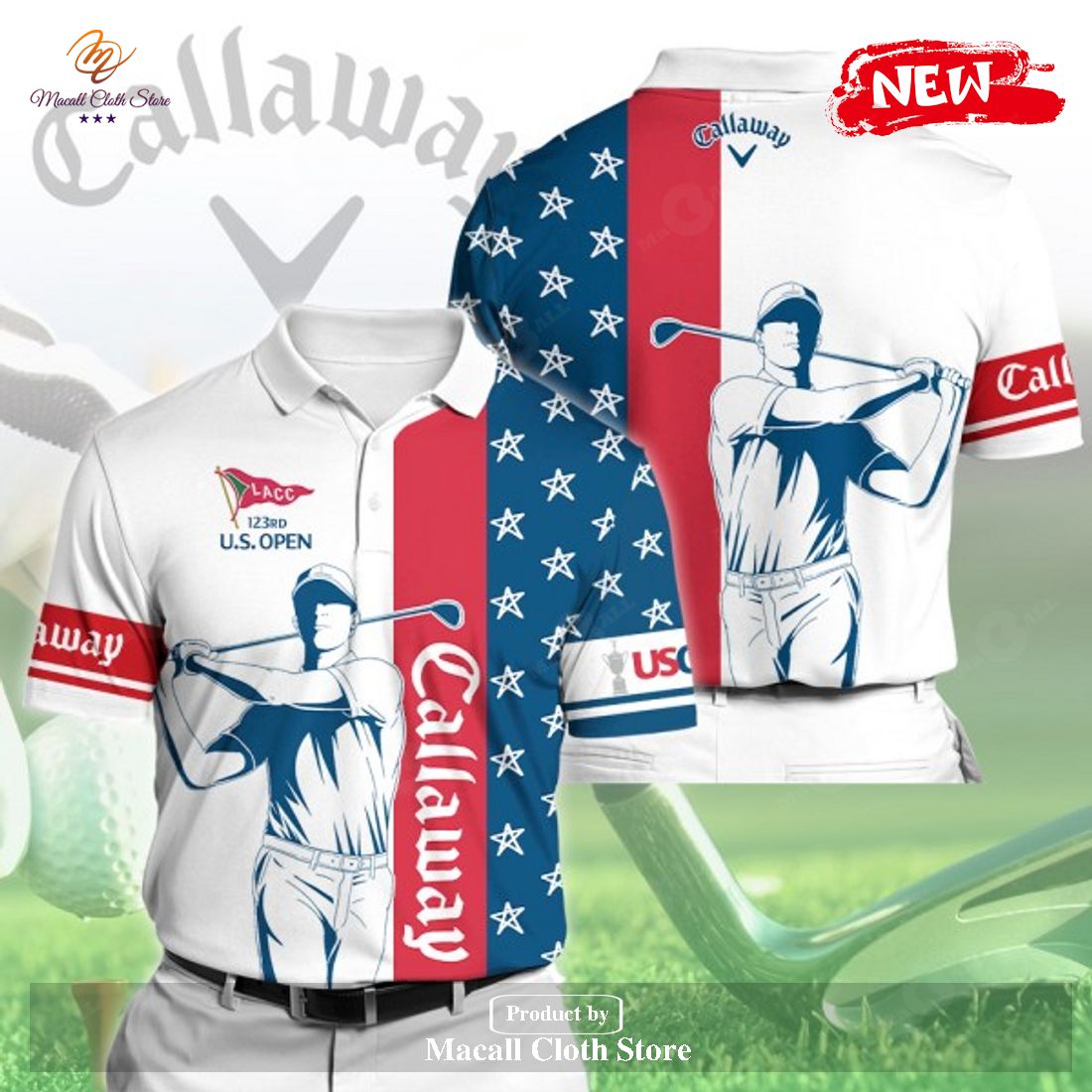 U.S Open Championship x Callaway Stars For Fan Lovers Polo Shirt U.S Open Championship x Callaway Stars For Fan Lovers Polo Shirt
