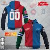 Personalized Los Angeles Kings – Los Angeles Rams – Los Angeles Dodgers – Los Angeles Clippers Mix Jersey Hoodie Sweatshirt 3D