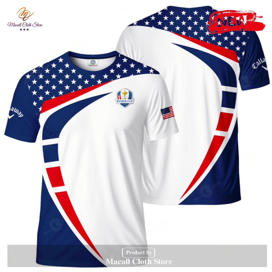 Ryder Cup x Callaway Mix Green White Luxury Stars Style Hoodie Sweatshirt 3D Ryder Cup x Callaway Mix Green White Luxury Stars Style Hoodie Sweatshirt 3D